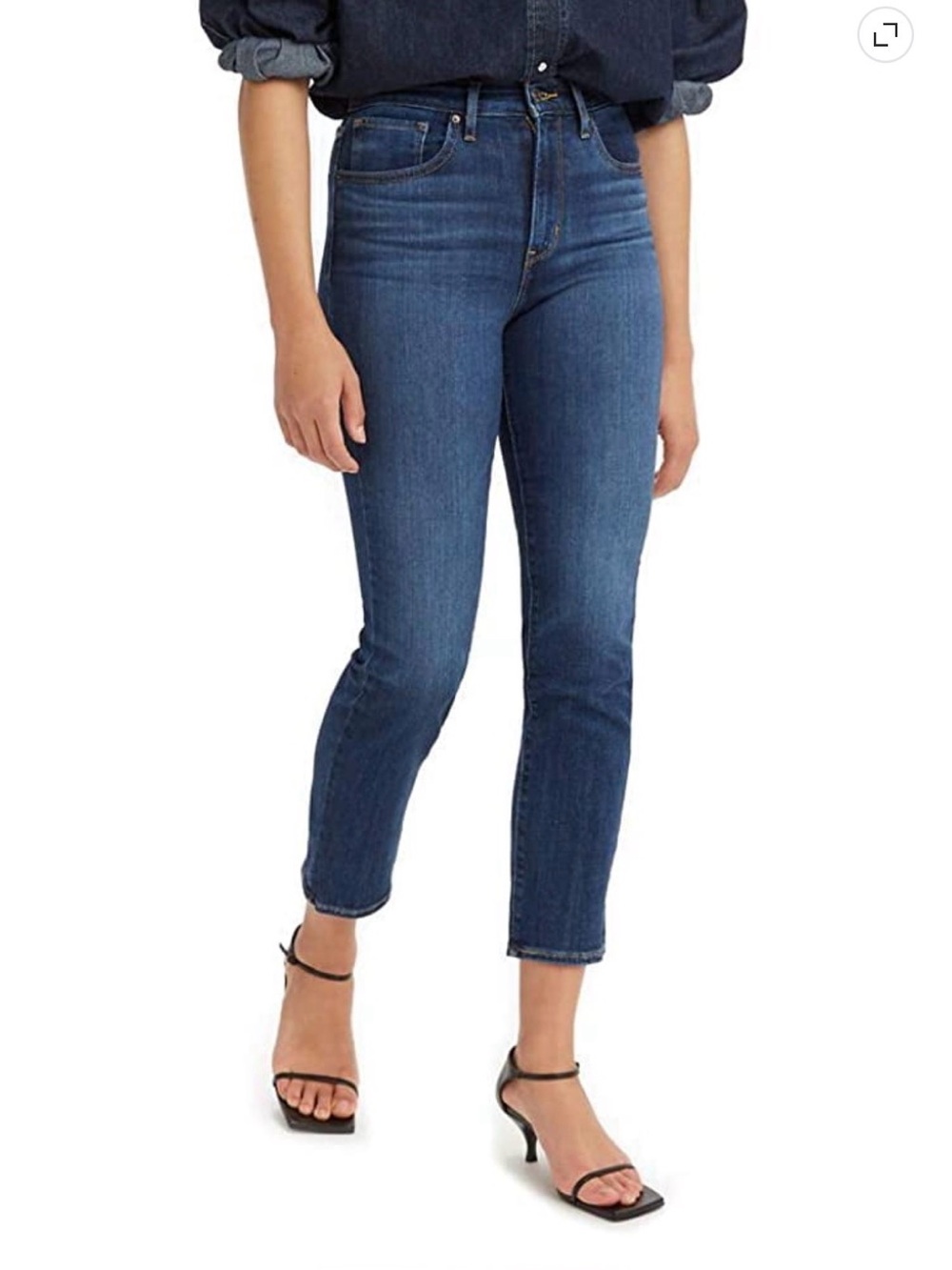 Levi's 724 High Rise Straight Crop